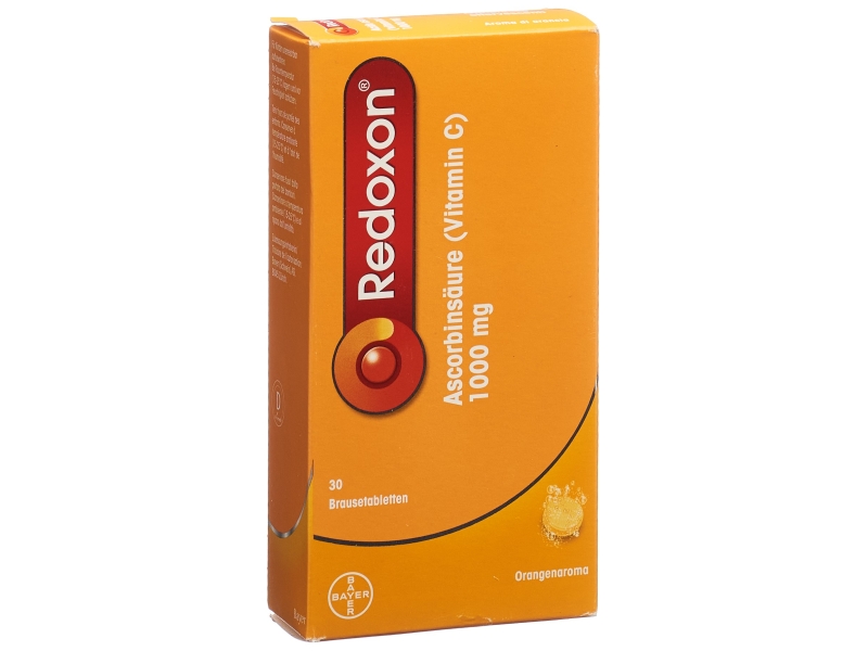 REDOXON comprimés effervescents 1 G orange 30 pièces