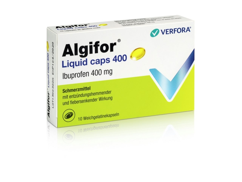 ALGIFOR Liquid caps 400 mg 10 pezzi