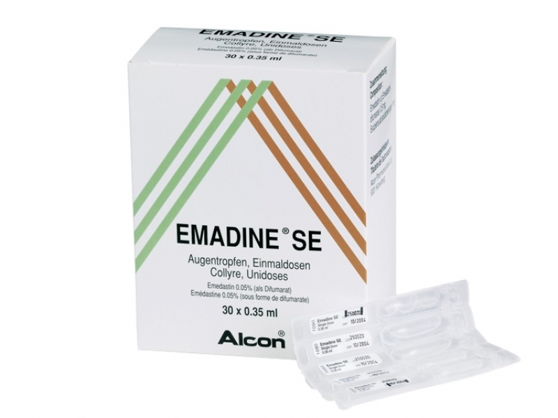 EMADINE SE gouttes ophtalmiques 30 monodoses 0.35 ml