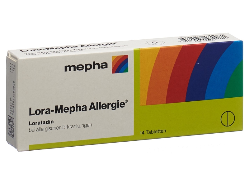 LORA MEPHA Allergie comprimés 10mg 14 pièces