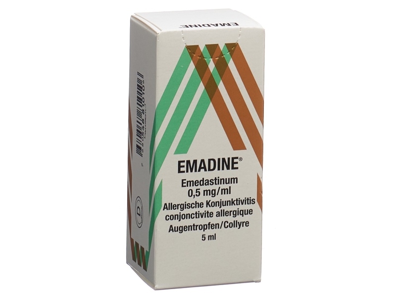 EMADINE gouttes ophtalmiques 5 ml